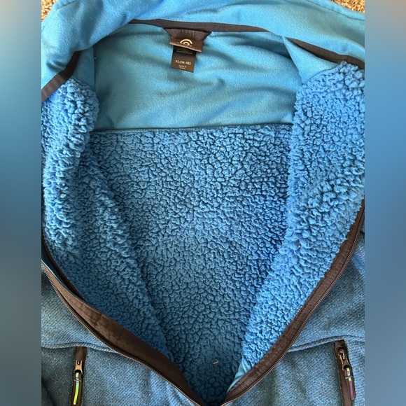 C9 by Champion youth XL (16/18) zip up blue cozy fall jacket - Picture 4 of 7